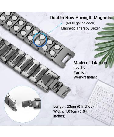 Jeroot 4000 Gauss Titan Power Magnetic Arm Band - Extra Strong Men's Closure Bracelet | Energetix Magnet Technology - Buy Online on GoSupps.com