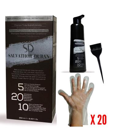 Salvathor Duran Barting for Men - Eliminate Gray Naturally 20 Applications 250 ml | 1 Pack - Buy Online on GoSupps.com