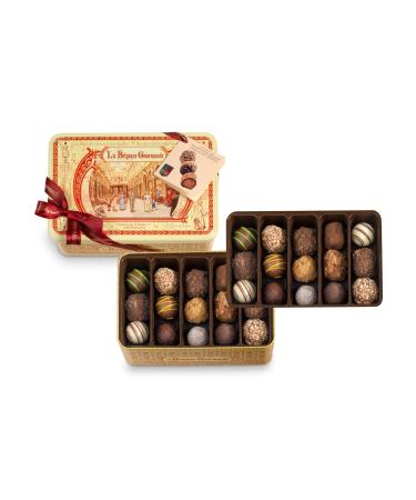 La Belgique Gourmande Chocolate Truffles Box - Limited Edition Queen Gallery (32p) - La Belgique Gourmande