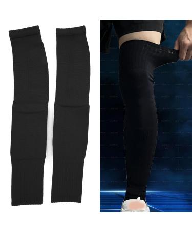 PerGar High-Quality Leg Compression Sleeves for Soccer & Basketball - Enhance Mobility & Performance (Black - Buy Online on GoSupps.com