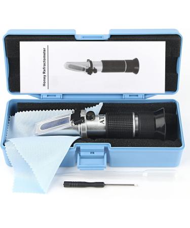 Buy XRClif Honey Refractometer with ATC - Portable Handheld LCD Display for Accurate Sugar Content Measurement (BRIX 58-92%) - Ideal for Honey Fruit Drinks & More - Buy Online on GoSupps.com