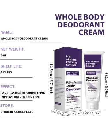  G n rique Whole Body Deodorant | 150g Cream | Body Odor Eliminator | Women's Hydrating Lotion for Work Travel Camping Social Activities Hiking - Buy Online on GoSupps.com