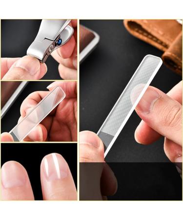 Portable Mini Nail Clipper & Scissors Set - Ultra Sharp Sturdy Design with Collection Container & Built-in Nail File for Fingernails & Toenails - Perfect for Travel - Buy Online on GoSupps.com