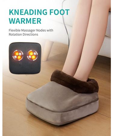 Nekteck Shiatsu Foot Massager with Heat- 2-in-1 for Feet and Back - Home and Office Use - Buy Online on GoSupps.com
