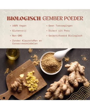 NaturaleBio Organic Ginger powder 400g 100 Pure Ground Ginger Root NonGMO Sustainably Imported from Peru Perfect for Cooking Teas Smoothies & Health Remedies Ginger 400 g Pack of 1 - Buy Online on GoSupps.com