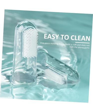 Minkissy 3-Piece Silicone Finger Toothbrush Set for Infants | Gentle Oral Care for Babies - Buy Online on GoSupps.com