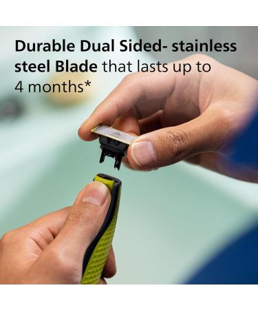 Philips OneBlade Original Hybrid Face - Electric Beard Trimmer Shaver with 2 Blades and 5in1 Comb - Model QP2724/30 - Buy Online on GoSupps.com