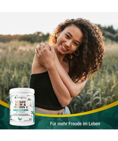 Buy Pharmavital Vegan MSM & Vitamin C Capsules (400 pcs) - High Dose 1000mg Methylsulfonylmethane from Germany | International Shipping - Buy Online on GoSupps.com