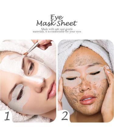 Healeved 1000pcs U-Shaped Eye Mask Paper - DIY Eye Pads for Facial Care & Moisturizing | Cotton Eye Covers for Healthy Skin - Buy Online on GoSupps.com