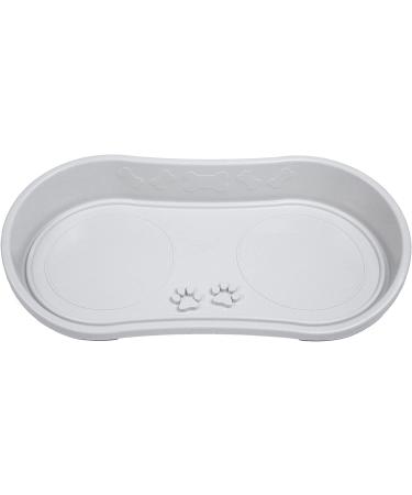 Petmaker 8.5-Inch Tall Dog Bowl Stand with Splash Guard for Large Dogs and Cats - Buy Online on GoSupps.com