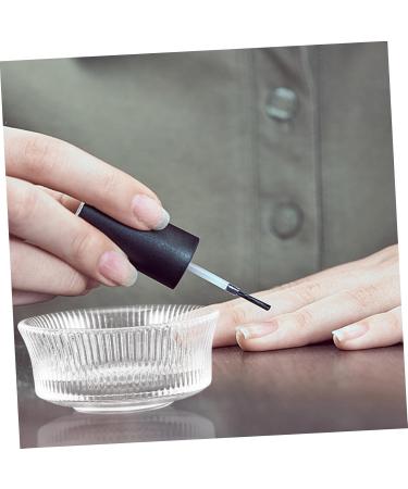 Ipetboom Glass Nail Cups nail dish bowl plate cup Manicure tools nail art liquid holder Accessories Japanese-style glass nail vertical stripes diamond wash pen Pen wash cup Acrylic - Buy Online on GoSupps.com