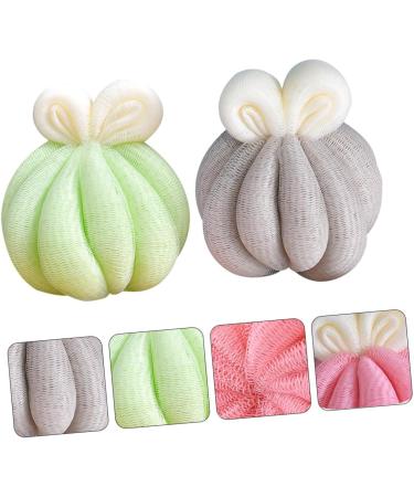 FRCOLOR 2pcs Bath Ball Shower Brush - Premium Bathroom Accessories for Bubble Baths & Scrubbing - Buy Online on GoSupps.com