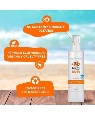 SAFE SEA SAFE SEA - Sting Sun Spray Jelly SPF 50 Vegan Formula High Water Resistance High Protection for Children Ingredients Suitable for Sensitive Skin 100 ml - Buy Online on GoSupps.com
