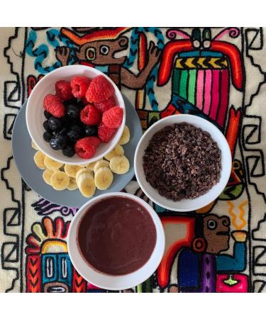 OM Cocoa Nibs - 100% Natural Chocolate Essence | Vegan & Sugar-Free | Gift from Pachamama | Peruvian Amazon - 1 kg - Buy Online on GoSupps.com