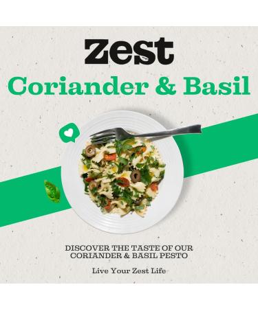 Zest Pesto Bundle 175g x 3 - Vegan Red, Basil, Coriander & Basil Pesto - Italian Recipe, Plant-Based - Buy Online on GoSupps.com