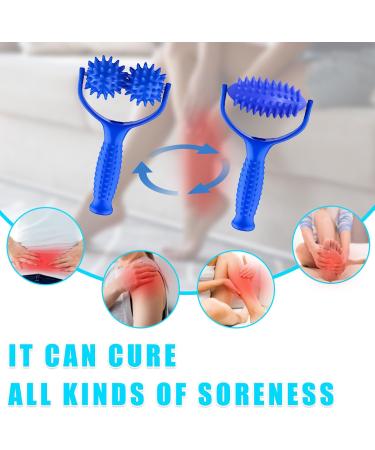 Massage Roller with Interchangeable Hedgehog Balls Fascia Roll for Foot Leg & Back Muscle Relief - Buy Online on GoSupps.com
