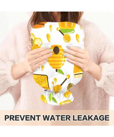 Buy Honey BAP Free Hot Water Bottle - 2L Large Pain Relief Bag with Cover | Hot & Cold Compress - International Shipping - Buy Online on GoSupps.com