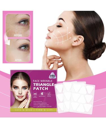 Rubu22a Wrinkle Plasters for Face 144 Pcs AntiWrinkle Plasters AntiWrinkle Plasters for Forehead Eyes Smiling Line Face Lifting Tape Night Use 1 Pcs 1 Pack - Buy Online on GoSupps.com