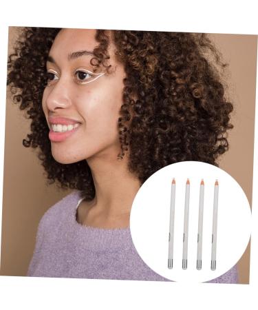 4pcs White Line Drawing Eyebrow Pencil White Pencils Eyebrow Pens Woman Eyeliner Pencil - Buy Online on GoSupps.com