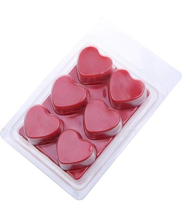 Milivixay 6-Cavity Heart Shape Wax Melt Containers - 25 Pack Clamshells for Tarts and Wax Melts - Buy Online on GoSupps.com
