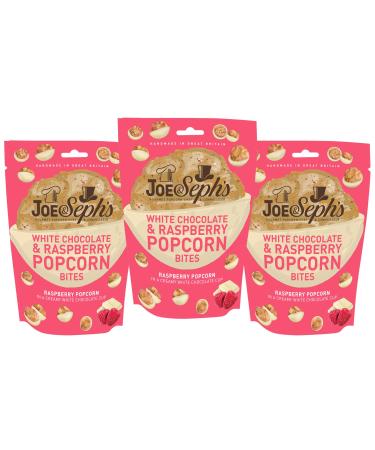 Joe & Seph's Joe & Seph's White Chocolate & Raspberry Popcorn Pack of 3 63g