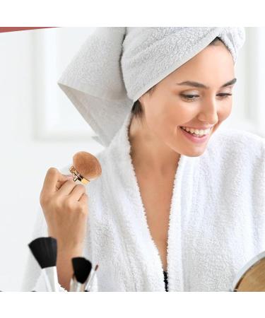 Powder Brush for Loose Powder Powder Bronzer Brush Makeup Brush | Setting Powder Brush Face Brushes Makeup Mushroom Head Brush for Setting Loose & Pressed Powder rose gold - Buy Online on GoSupps.com