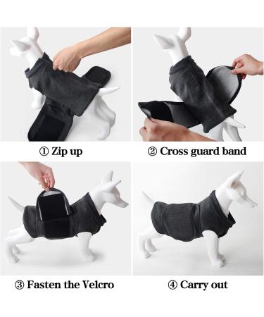 Dog Anxiety Relief Coat - Lightweight & Soft Vest for Anxious Pets - Calming Comfort - X-Large Grey - Buy Online on GoSupps.com