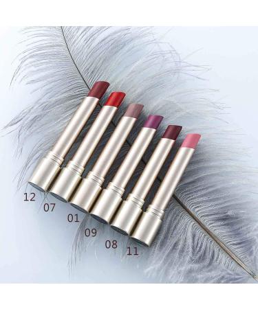 Edanta Matte Lipstick Cream Waterproof Lip Liner | Double Head Lip Crayon Long Lasting Makeup Stick - Nude 01 | for Women and Girls - Buy Online on GoSupps.com
