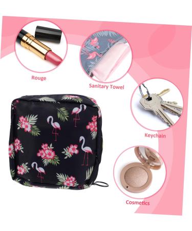 4pcs Menstrual Pad Bags & Coin Purses Set for Women - Portable Tampon Holder & Napkin Storage Bag - Buy Online on GoSupps.com