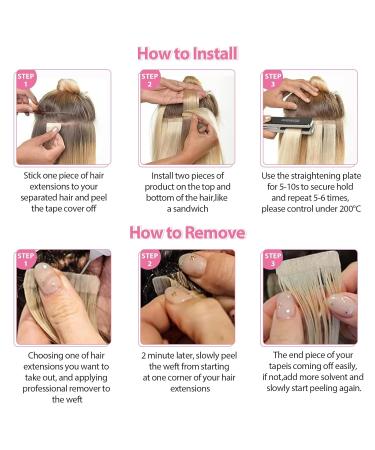 Hair Extension Tape | 120 Tabs Double Sided Replacement | No Shine Hold | 4-6 Weeks | 10 Sheets Total | Premium Hair Extensions Tape - Buy Online on GoSupps.com