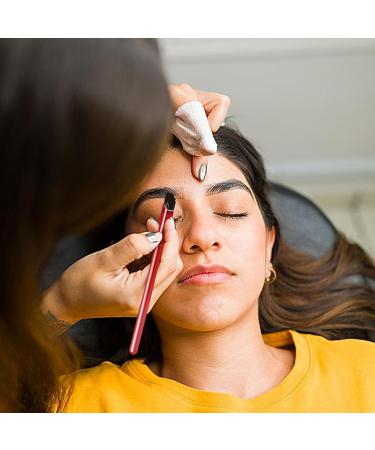 Eyebrow Brush Angled Eyebrow Brush 4D Brow Brush Professional Brow Tint Brush Eye Brow Brush Angle Soft Nylon Bristles Eye Brow Concealer Contouring Brush for Natural Brow Makeup for Women Red - Buy Online on GoSupps.com