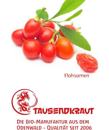  Tausendkraut Organic Goji Berries (250g) Superfood Superior Quality from Deep Tibetans Thousand Herbs - Buy Online on GoSupps.com