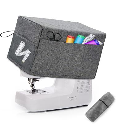 Petyoung Sewing Machine Dust Cover w/ Storage Pockets - Compatible w/ Standard Machines - Buy Online on GoSupps.com