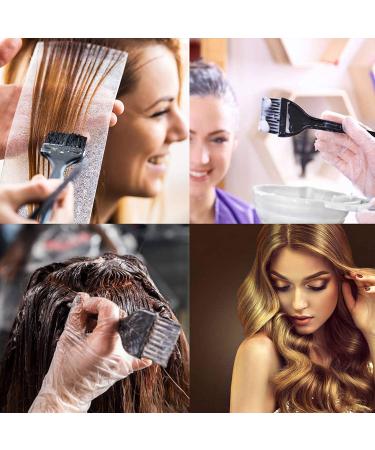 15 Pcs Hair Dye Coloring Kit - DIY Salon Tools for Bleaching and Tinting - Includes Bowl, Brush, Spoon, Ear Cover, Gloves, and Comb - Black - Buy Online on GoSupps.com