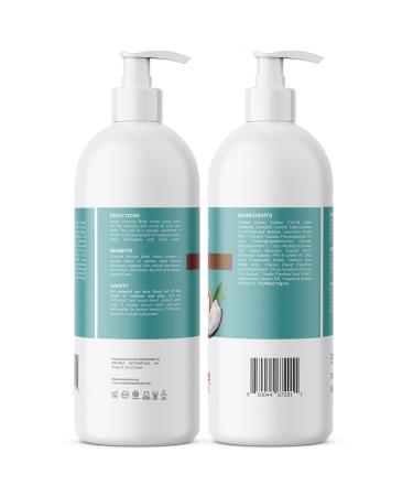 Coconut Body Wash Cleans Softens & Nourishes Ultra Moisturizing Shower Gel for Dry and Sensitive Skin Women & Men Organic & Natural 16 fl oz 2-Pack Coconut 16 Fl Oz (Pack of 2) - Buy Online on GoSupps.com