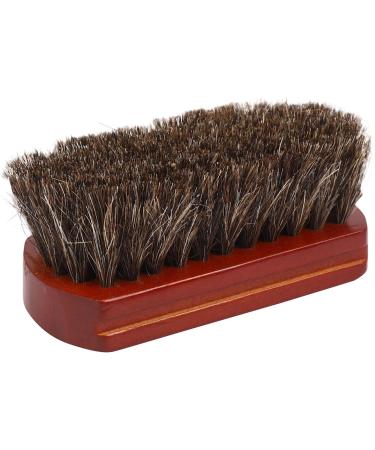 Wainks Wooden Handle Natural Horse Hair Mustache & Beard Brush - Premium Shaving Tool for Men | Ideal for Grooming & Barber Use - Buy Online on GoSupps.com
