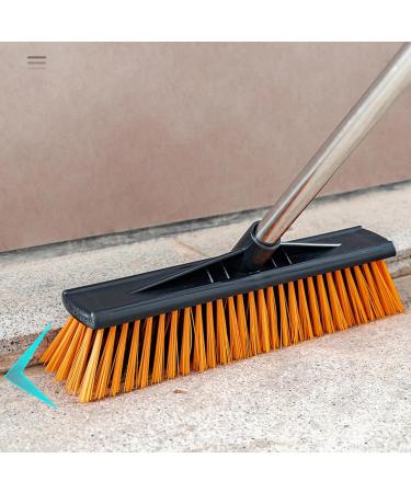 Floor Scrubbing Brush Indoor Outdoor Bristle Broom Reusable Shower Cleaning Brush Scrub Brush Grout Brush for Warehouses Balconies and Decks Shakven 50cm - Buy Online on GoSupps.com