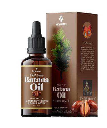 Keyoma Batana Oil, Keyoma Batana Oil, Keyoma Batana Oil for Hair Growth, Keyoma Batana Oil for Hair, 100% Pure Batana Oil and Keyoma Rosemary Oil (1PC)