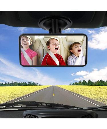 Crazy Bean Auto Return Baby Car Mirror - Break-Proof Safe Rear Seat View for Kids - Buy Online on GoSupps.com