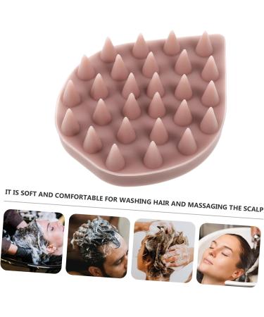 Healeved Bath Brush & Laundry Collector - Pink Silica Gel Shampoo & Dog Scrubber Comb (8.5x7cm) | International Shipping Available - Buy Online on GoSupps.com