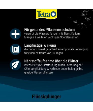 Tetra Plantamine Universal Fertilizer - Liquid Iron for Healthy Aquatic Plants | 500 ml Monthly Application - Buy Online on GoSupps.com