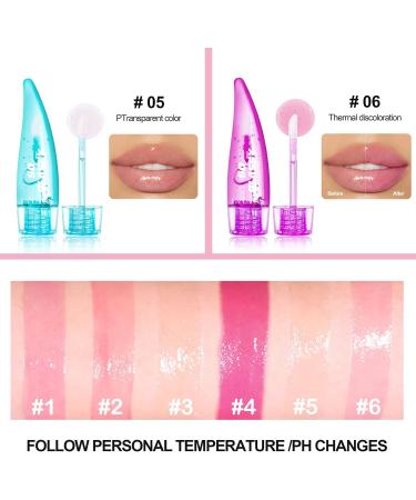 Mrettick Aloe Vera Lip Gloss: Long Lasting Nutritious Lip Balm for Lip Treatment and Dry Lips - Moisturizing Lip Oil - Color Changing Tinted Lip Balm Set - Buy Online on GoSupps.com