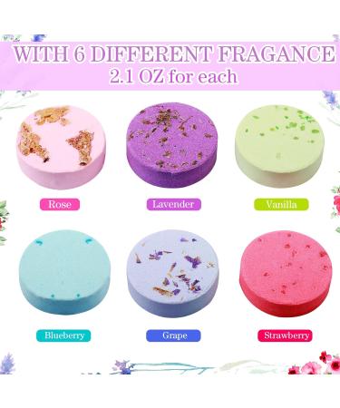 Tallew Lavender Shower Steamers - Pack of 6 Aromatherapy Shower Bombs for Relaxation and Wellness - Gift for Men and Women - Buy Online on GoSupps.com