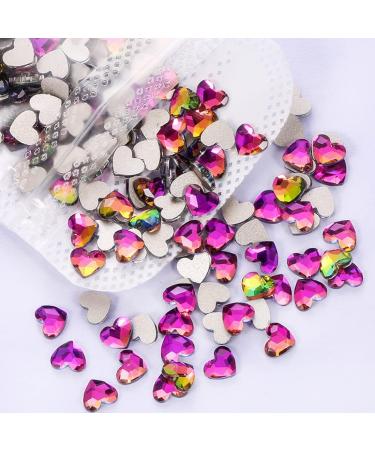 CWED 50 Pieces Nail Rhinestone Kit Crystal Nail Art Crystal Nail Art Glass Back Plate Stones for Manicure Craft (F) - Buy Online on GoSupps.com