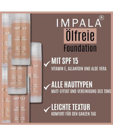Impala Oil-Free Make-Up Primer No. 05 | Silky Shine Finish | Light & Oil-Free | SPF15 Vitamin E & Aloe | For All Skin Types | 30ml - Perfect for International Shipping - Buy Online on GoSupps.com