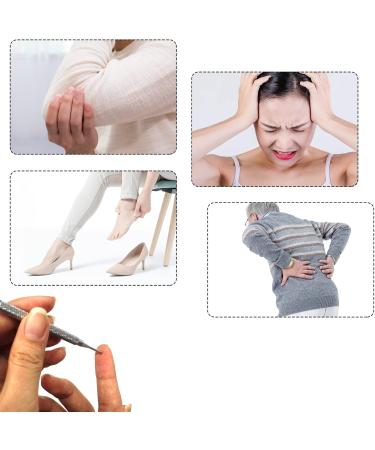 Buy BLMHTWO 2 Pack Acupressure Pen | Stainless Steel Double Head Retractable Acupressure Stick for Home & Spa - International Shipping Available - Buy Online on GoSupps.com