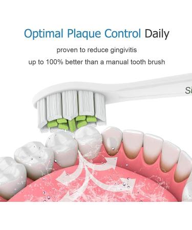 10 Pack Sierra Clean Replacement Toothbrush Heads for Sonicare DiamondClean HX606365 - Compatible & White - Buy Online on GoSupps.com