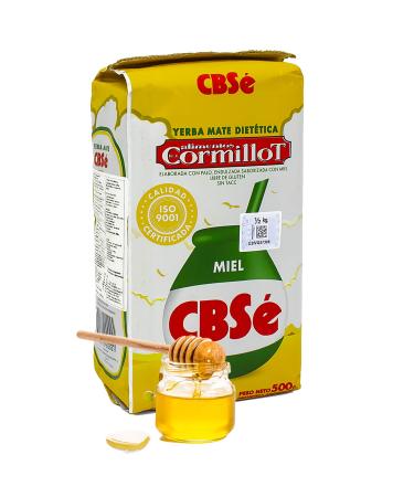 Yerbee CBS Yerba Mat Honey Tea 0.5 kg | Argentine Mat Tea | Invigorating and Energizing Drink