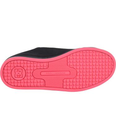 DC Shoes Women's Court Graffik Slippers - Black & Hot Pink | Size 38.5 EU - Stylish Comfort for Every Occasion - Buy Online on GoSupps.com