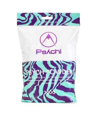 Psychi Psych Powder Free Chalk Derived from Sea Salt Sustainable Eco Friendly for Climbing and Blocking, 200g